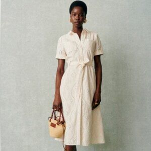 Sezane Adèle Dress Ecru - Size 4